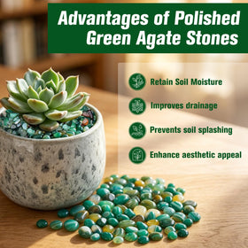 Halatool green gravel in an aquarium scene enhances color and stability