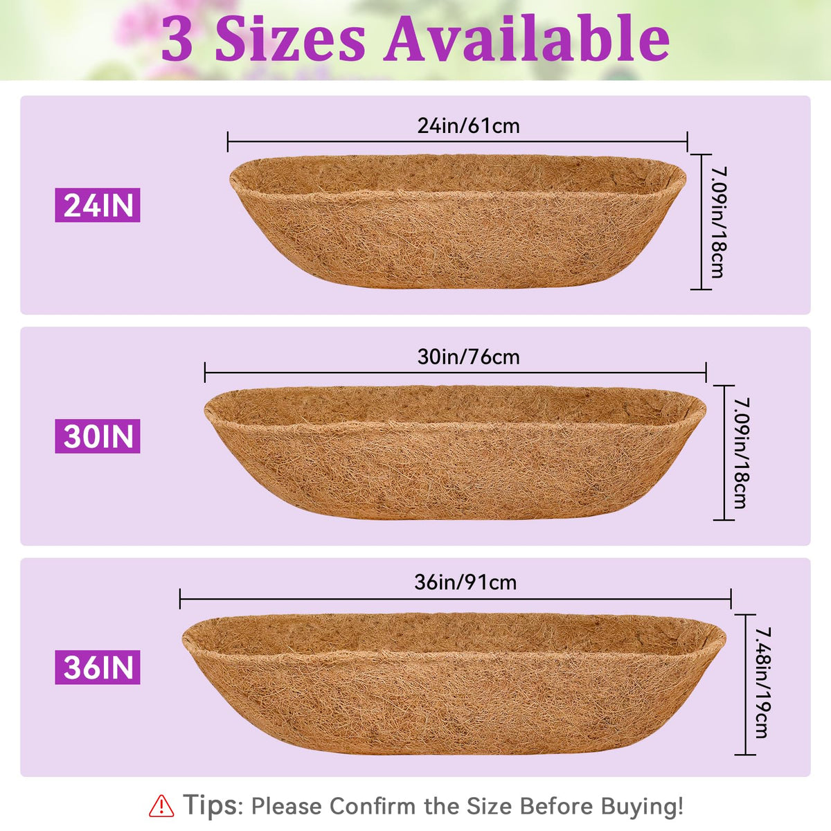 Halatool natural coco coir material provides superior water retention and drainage.