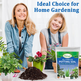 Halatool resealable bag protects soil from light and moisture.