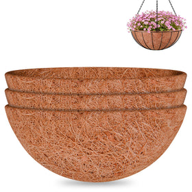 Halatool round coco liner 20in promotes healthy root growth in planters.