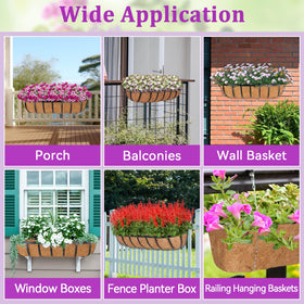 Halatool soil retention and drainage support in balcony setups.