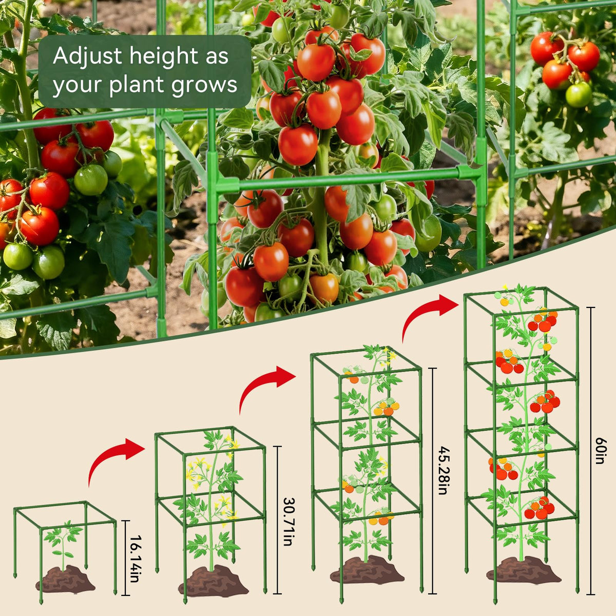 Halatool heavy-duty steel cage with rust and UV resistant coating
