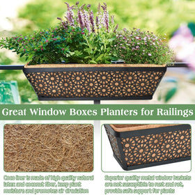 Halatool window-box setup ready for flowers or herbs