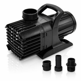 HALF OFF PONDS submersible pump front view shows 3,000 GPH for koi ponds