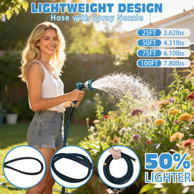Durable 3-4 fittings on Halfjuly hose for secure connections