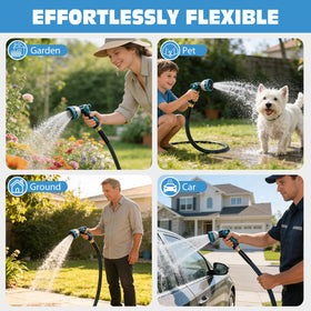 Halfjuly All-weather durable hose stays flexible in varying conditions