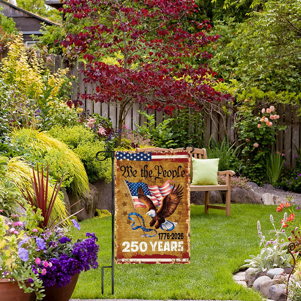 HALOSWASUN 12x18 outdoor flag built for durability and vivid color.