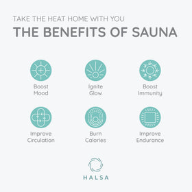 Halsa sauna hat breathable knit highlights airflow during sessions.