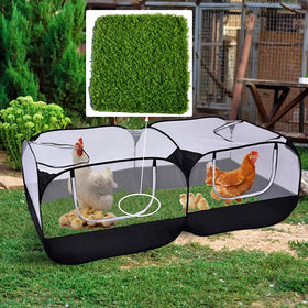 Hamiledyi self draining nest mat keeps coop floors dry and odor minimized