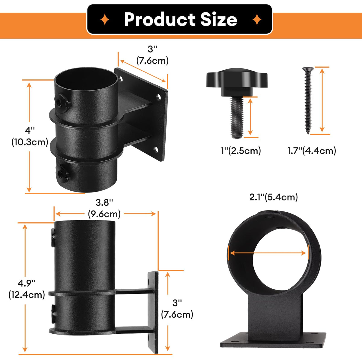 Hammrit deck umbrella mount flat-mount design enables quick flat-surface setup