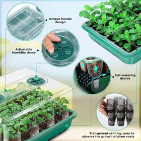 Hanaoyo capillary mat system sustains consistent moisture levels.