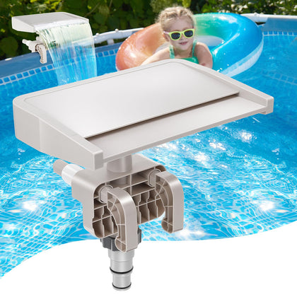 Hanaoyo pool fountain outlet view with smooth spray for relaxing ambiance
