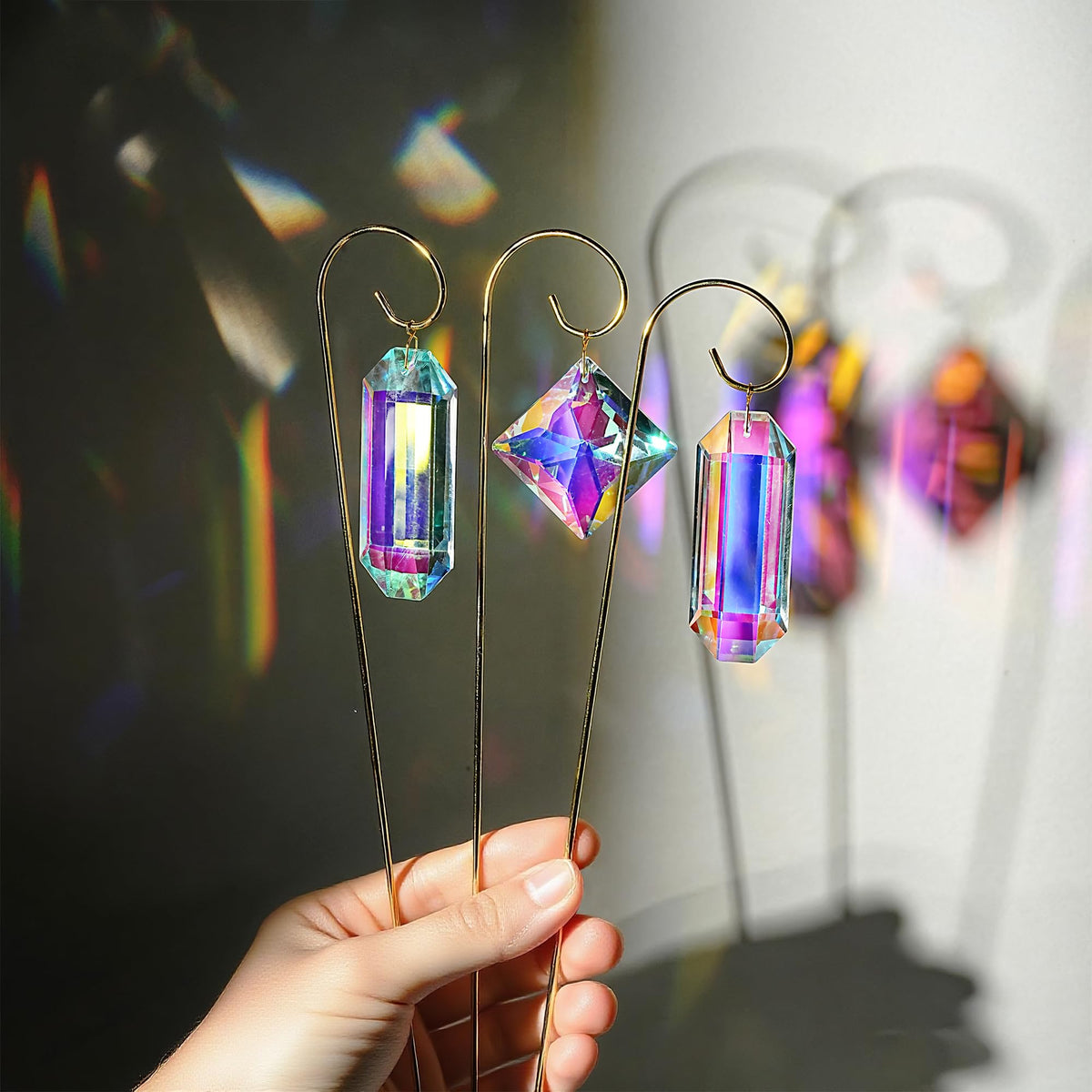 AB crystal suncatchers brighten windowsills with rainbow light from H&D HYALINE & DORA