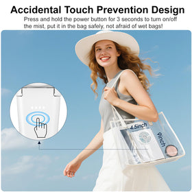HandFan 3 speed wind control for customizable comfort