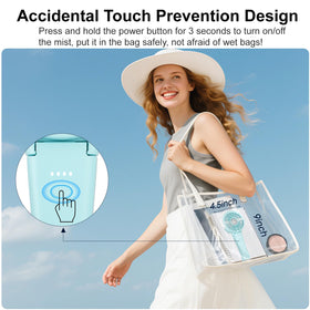 HandFan 3-speed wind control for tailored airflow