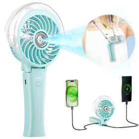 HandFan 4000mAh misting fan compact for on-the-go cooling