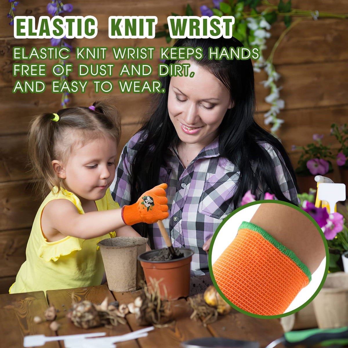 3-pack value from HANDLANDY offers convenient gift-ready garden gloves.