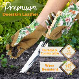 HANDLANDY breathable back glove keeps hands cool during yard work and precise tasks