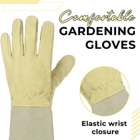 HANDLANDY forearm-length sleeves shield forearms from scratches and sun.