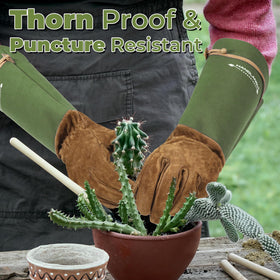 HANDLANDY forearm-protection sleeve shields forearms during dense foliage tasks