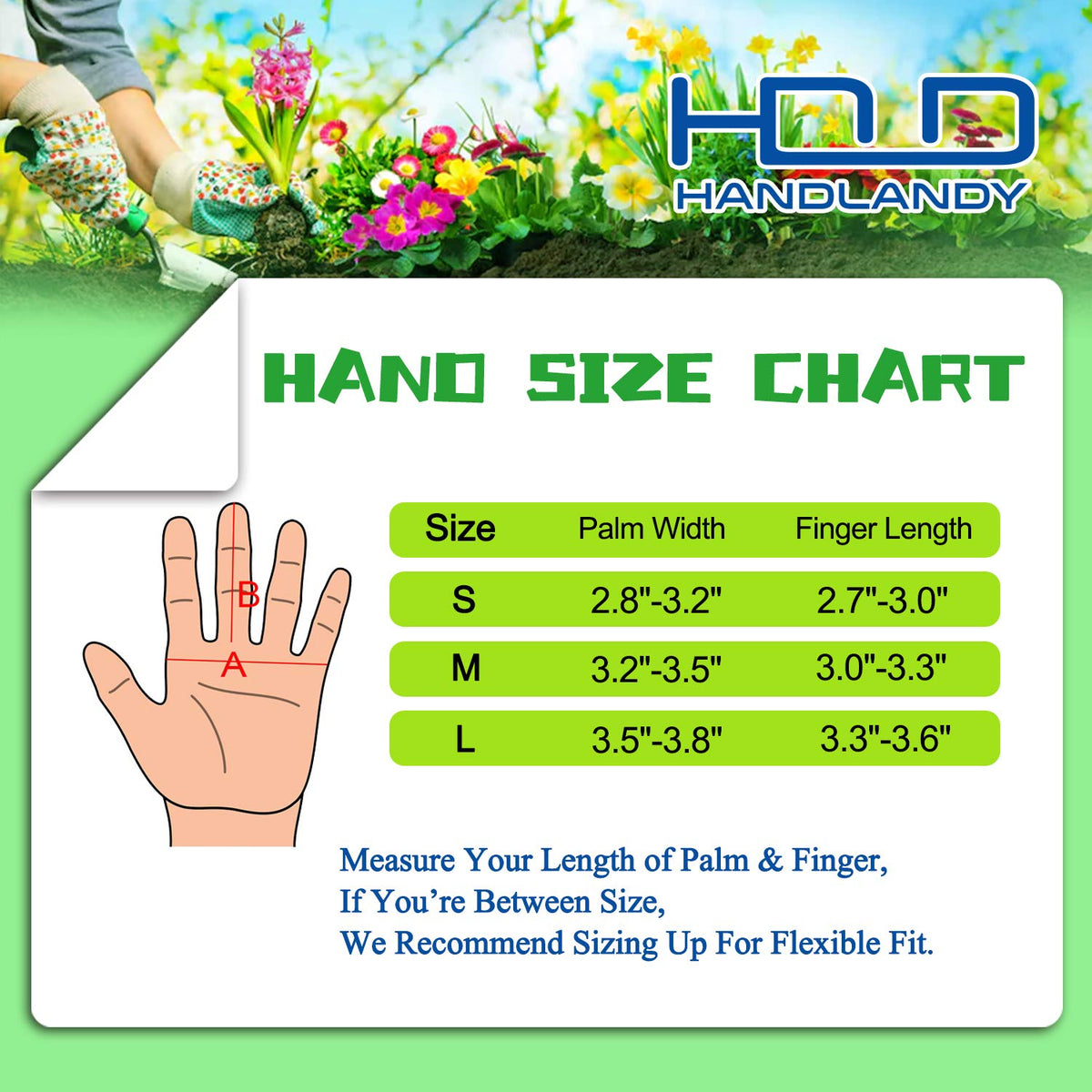 HANDLANDY gardening gloves suitable for pruning, weeding, and general yard work