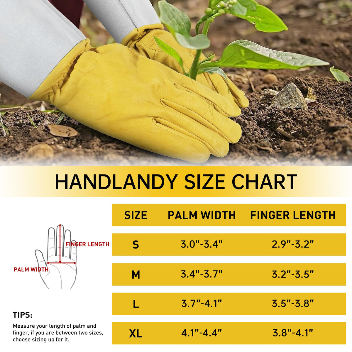 HANDLANDY Rose Pruning Gloves suitable for outdoor tasks like pruning and planting.