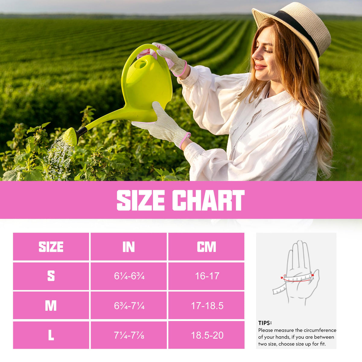 HANDLANDY gift-ready gardening gloves for women, ideal for hobby gardeners