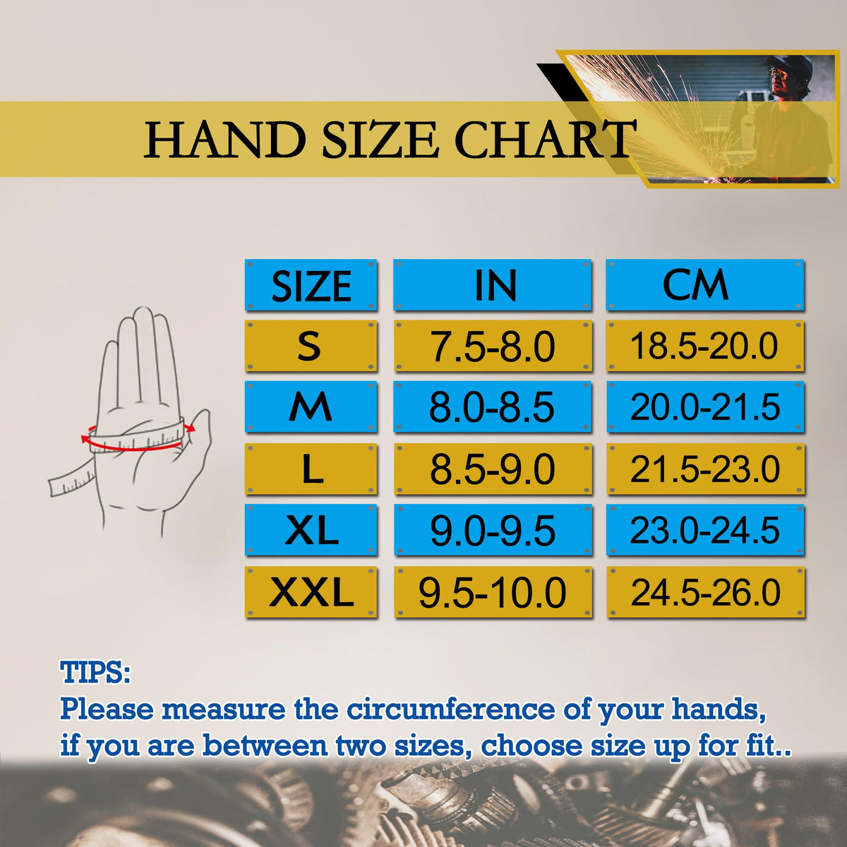Handlandy gift-ready leather work gloves for gardeners and craftsmen