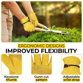HANDLANDY keystone-thumb design enables precise tool handling.
