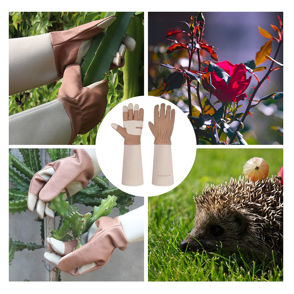 HANDLANDY long-glove cuff-protection shields forearms during yard tasks.