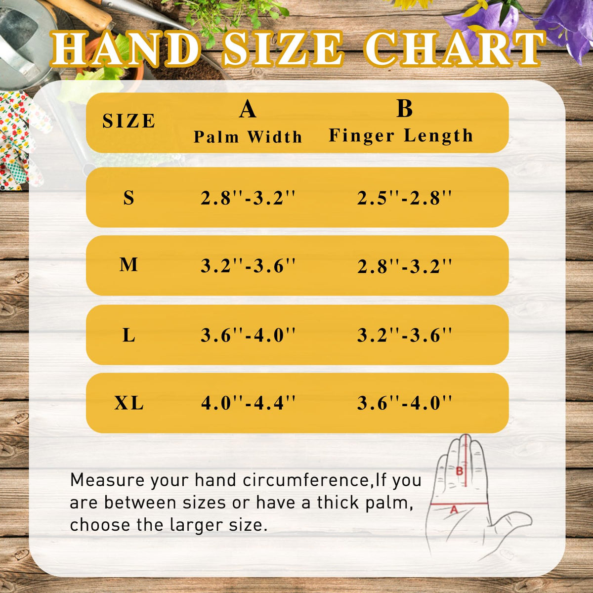 HANDLANDY multi-task garden gloves for weeding, digging, and pruning