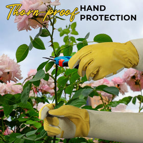 HANDLANDY elastic wrist closure keeps dirt out while gardening