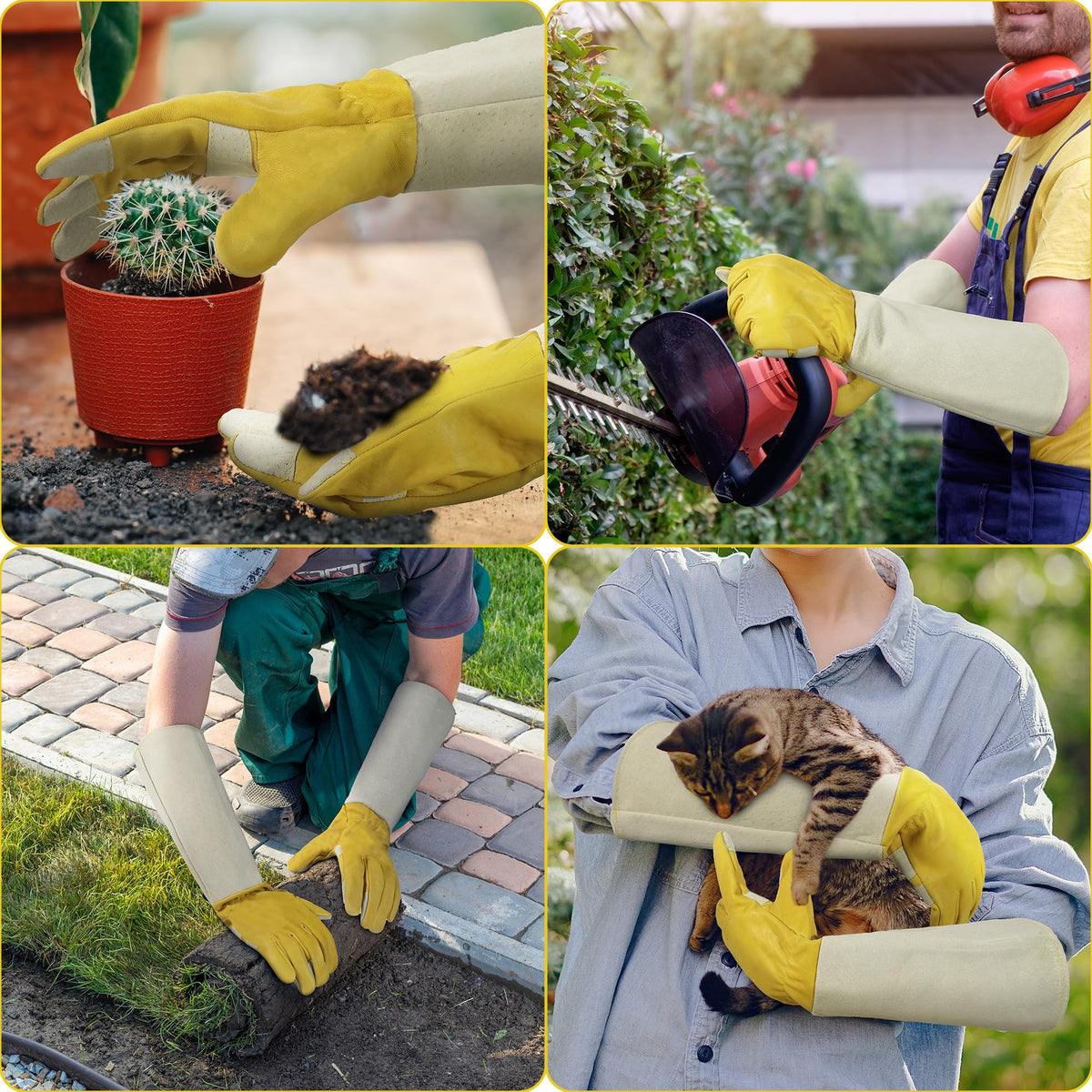 HANDLANDY Butter Yellow gloves make a thoughtful gardening gift