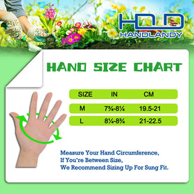 HANDLANDY rose pruning gloves in action for thorny bushes and delicate pruning tasks