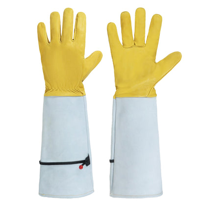 HANDLANDY Rose Pruning Gloves palm protection for comfortable pruning tasks.