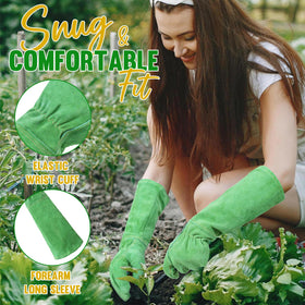 HANDLANDY rose pruning gloves enable careful handling of delicate blooms