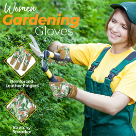HANDLANDY slip-on cuff glove for quick on/off during safe gardening sessions