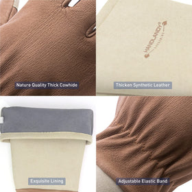 HANDLANDY design features soft top and tough bottom for comfort and durability