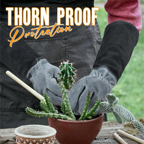 HANDLANDY thorn-proof forearm protection gloves during pruning