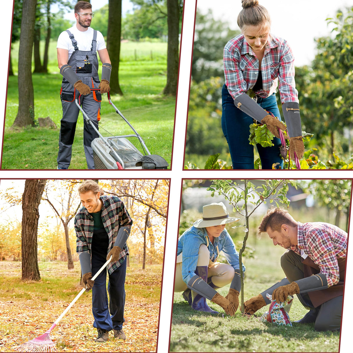 HANDLANDY versatile garden gloves for digging, weeding, and planting