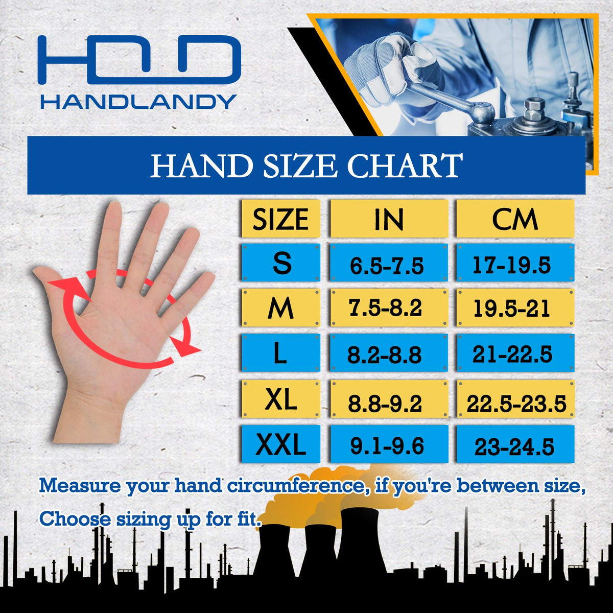 HANDLANDY work gloves provide durability and flexibility for outdoor jobs