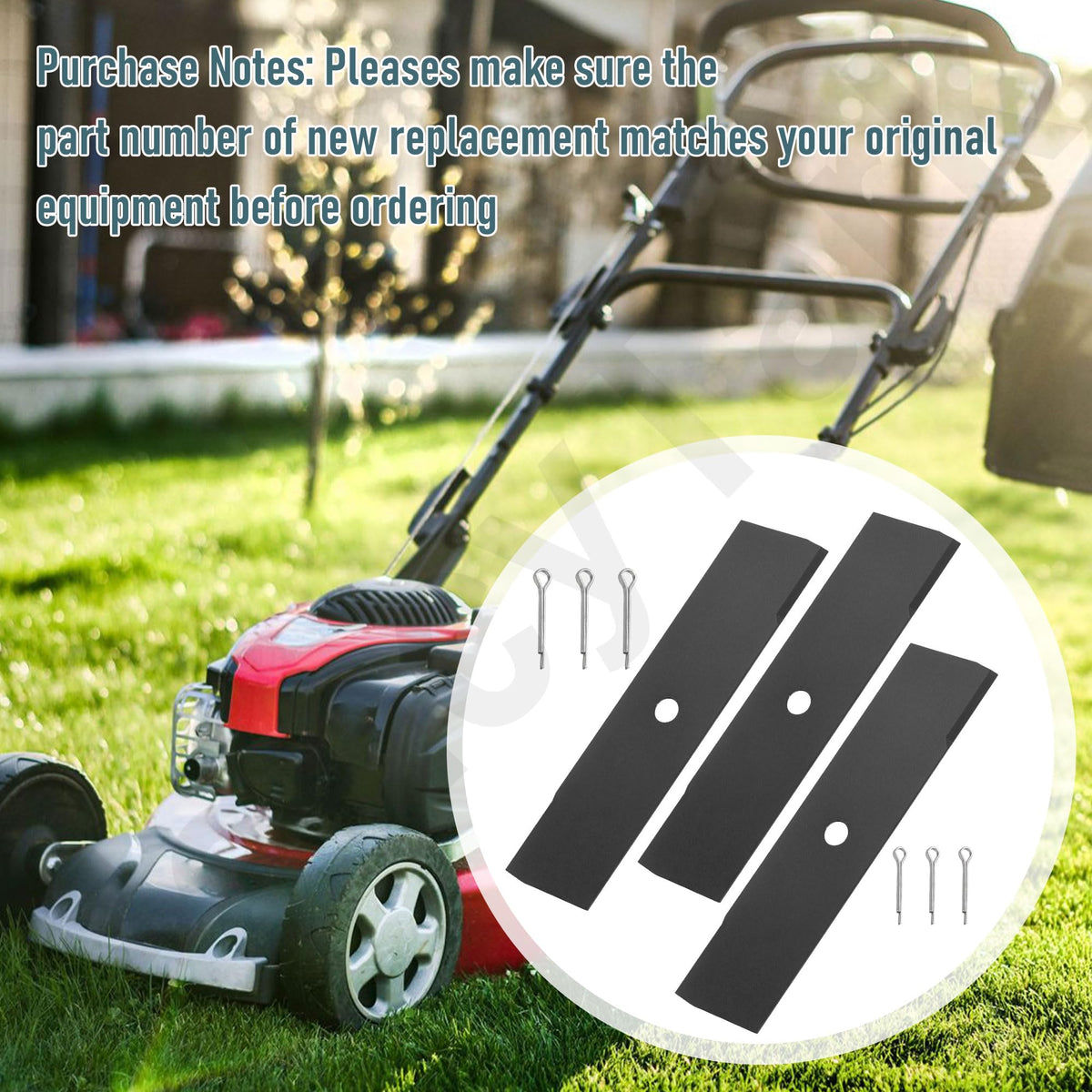 HandyTek vertical shaft fit covers many mower models for versatility.