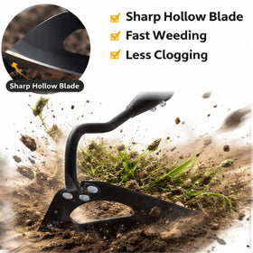 HANGMAICOME adjustable handle extends to 68 inches for standing weed control.