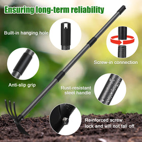 HANGMAICOME tool-free setup enables quick assembly and compact storage.