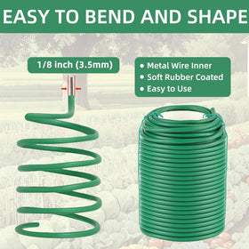 Hanload easy-cut and bend plant wire for flexible garden setups