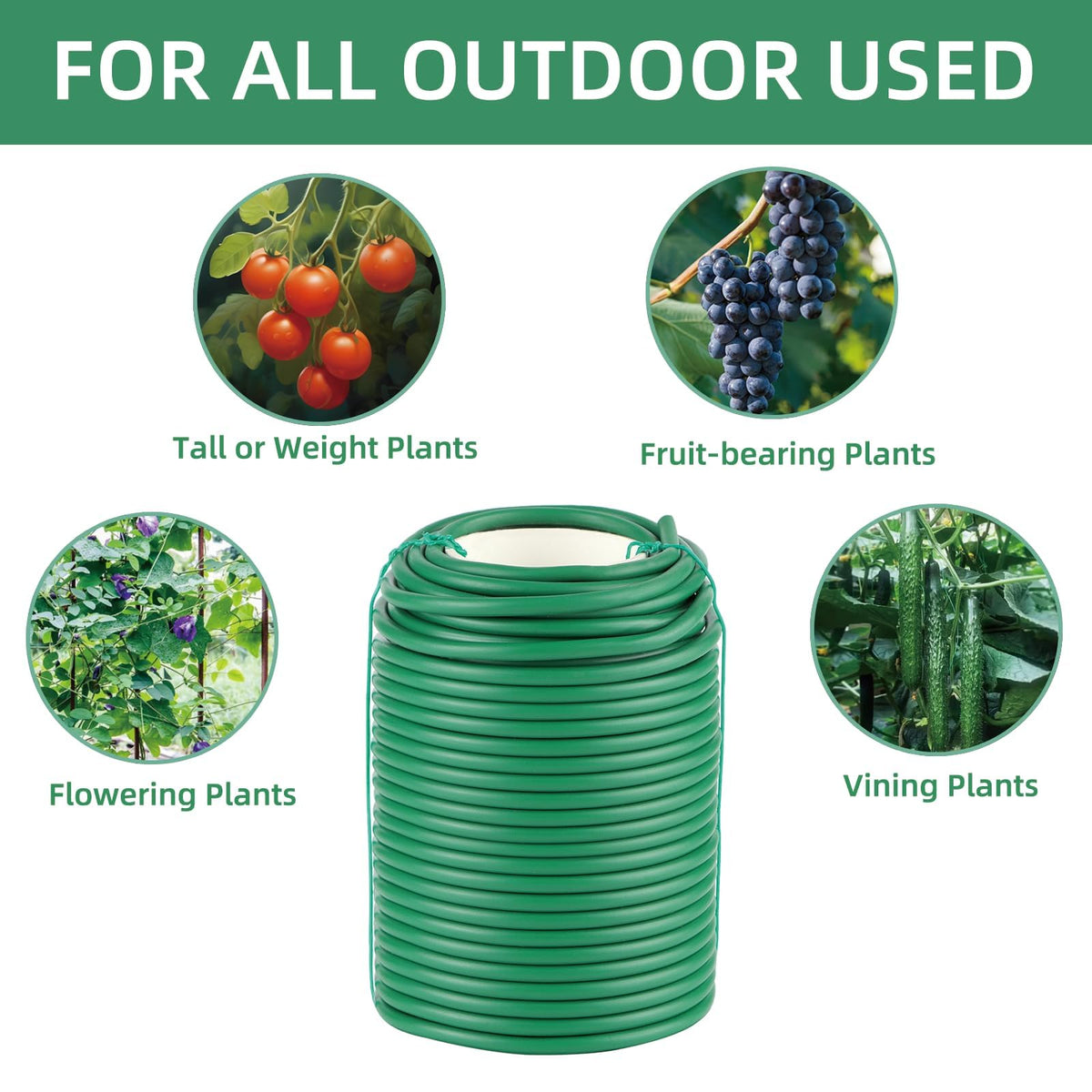 Hanload multipurpose garden wire for vegetables and flowers in the garden