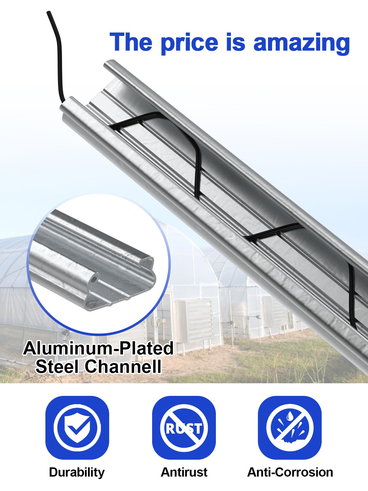 Hannger lock channel mounted to frame for sturdy support