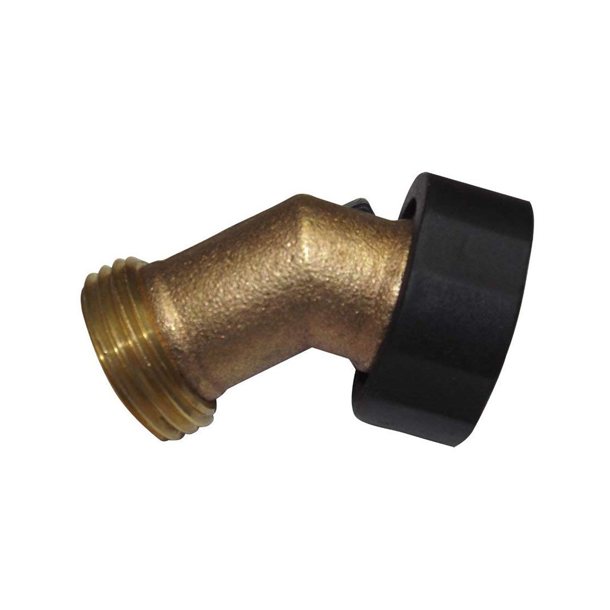 Hanobo two-pack brass valve with easy-grip plastic handle for comfortable operation