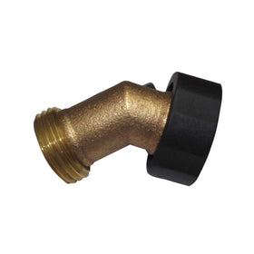 Hanobo two-pack brass valve with easy-grip plastic handle for comfortable operation