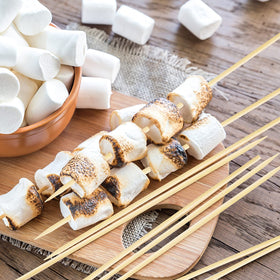 HANSGO skewers soak-ready for even cooking and clean removal.